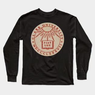 1953 Clark University Logo - Worcester, MA Pin Long Sleeve T-Shirt